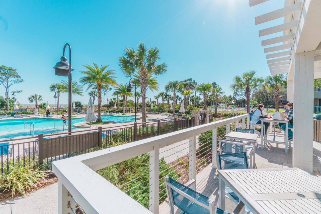 Stunning Views!!-Oceanfront Villa-Heated Pool-Private Balcony-Tiki Bar-Walk To Coligny Plaza Hilton Head Island Exterior photo