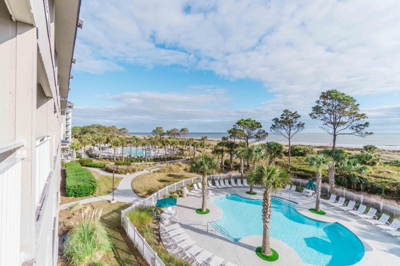 Stunning Views!!-Oceanfront Villa-Heated Pool-Private Balcony-Tiki Bar-Walk To Coligny Plaza Hilton Head Island Exterior photo