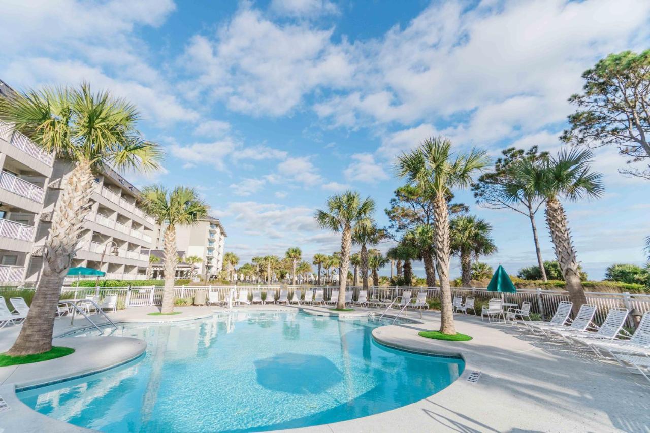 Stunning Views!!-Oceanfront Villa-Heated Pool-Private Balcony-Tiki Bar-Walk To Coligny Plaza Hilton Head Island Exterior photo