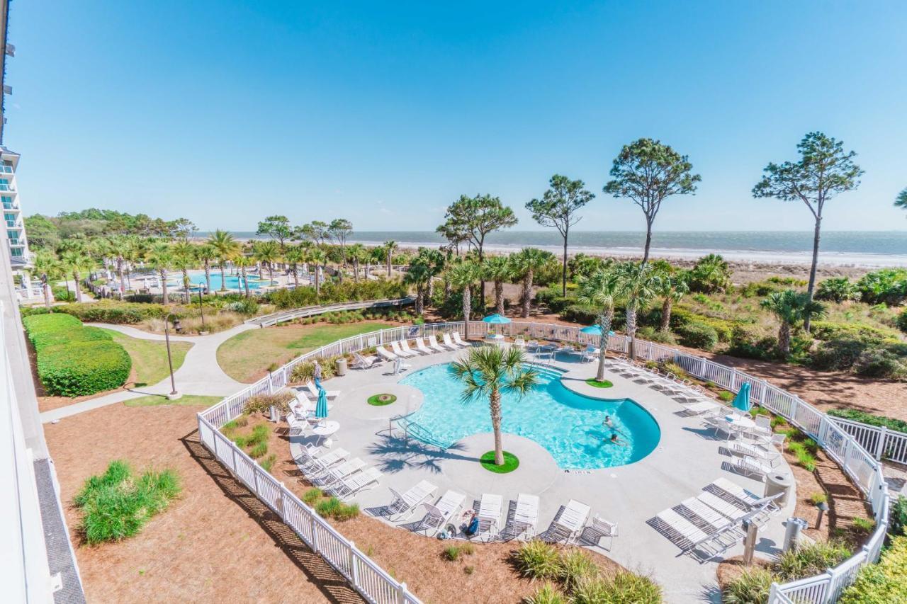 Stunning Views!!-Oceanfront Villa-Heated Pool-Private Balcony-Tiki Bar-Walk To Coligny Plaza Hilton Head Island Exterior photo