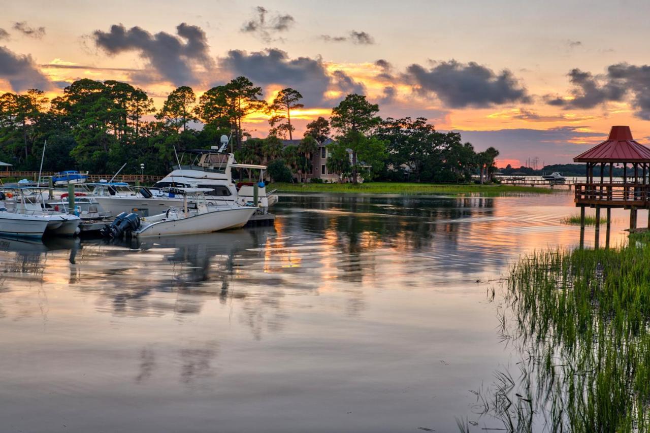 Stunning Views!!-Oceanfront Villa-Heated Pool-Private Balcony-Tiki Bar-Walk To Coligny Plaza Hilton Head Island Exterior photo