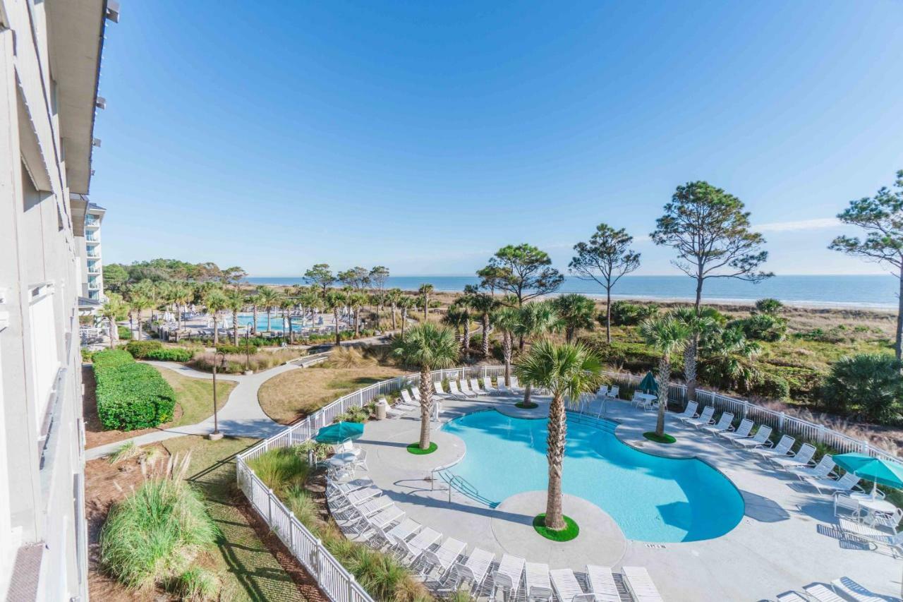 Stunning Views!!-Oceanfront Villa-Heated Pool-Private Balcony-Tiki Bar-Walk To Coligny Plaza Hilton Head Island Exterior photo